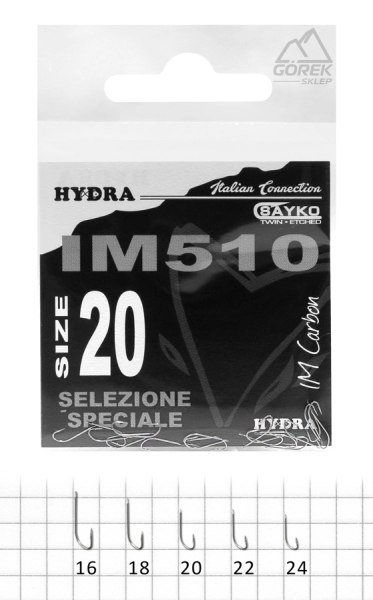 Haczyki Hydra IM510 20 sztuk